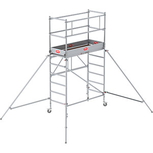 Zimmergerüst RS TOWER 34, Modul 1+2, Arbeitshöhe 3,80 m.