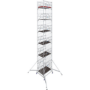 Fahrgerüst STABILO Serie 50, Plattformlänge 2 m, Arbeitshöhe 13,40 m.