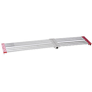 Alu-Plattform, zweiteilig, Gewicht 2,5 kg.