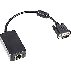 Ethernet-Schnittstellenadapter, für Kompakt-Laborwaagen IoT-Line, schwarz.