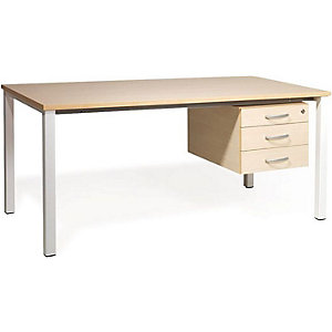 Unterschrank für Desk Duo, BxT 428 x 600 mm, Birke.