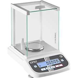 Analysewaage, Wägeplattform-BxT 230 x 310 mm, autom. Justierung, Wägebereich max. 220 g.
