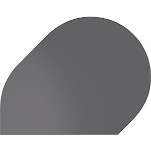 ANNY - Ansatztisch, inkl. Stützfuß, graphit / graphit.
