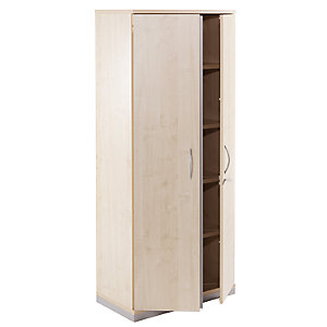 THEA - Flügeltürschrank, 4 Fachböden, 5 Ordnerhöhen, Ahorn-Dekor.